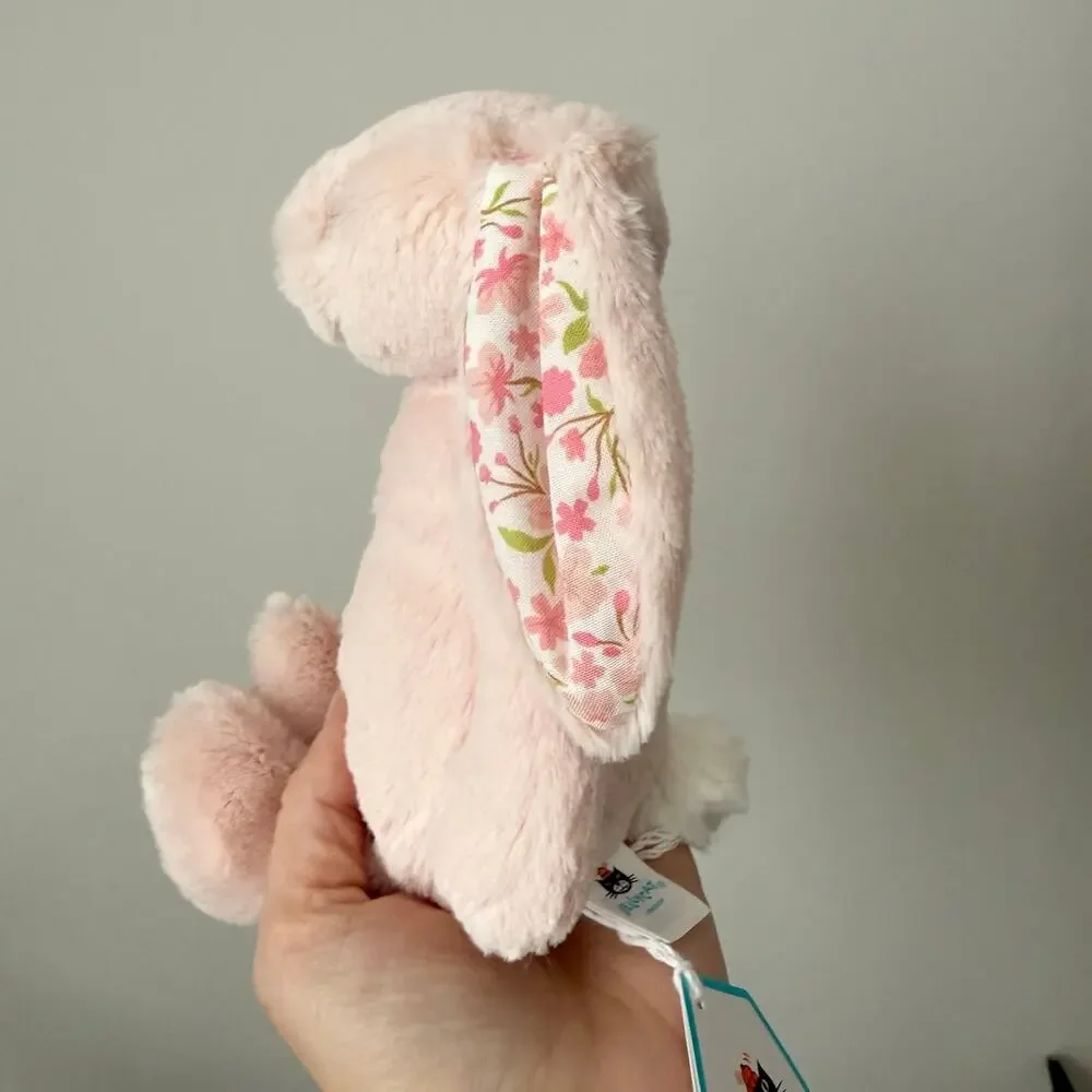 AUTHENTIC Jellycat Blossom Blush Bunny 'Bloom' Little Small NWT Fast Shipping! - Picture 3 of 4
